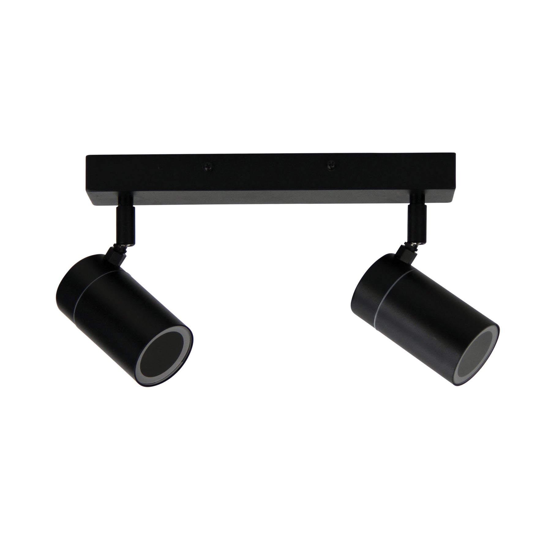ZETA DOUBLE SPOT BLACK IP44 GU10