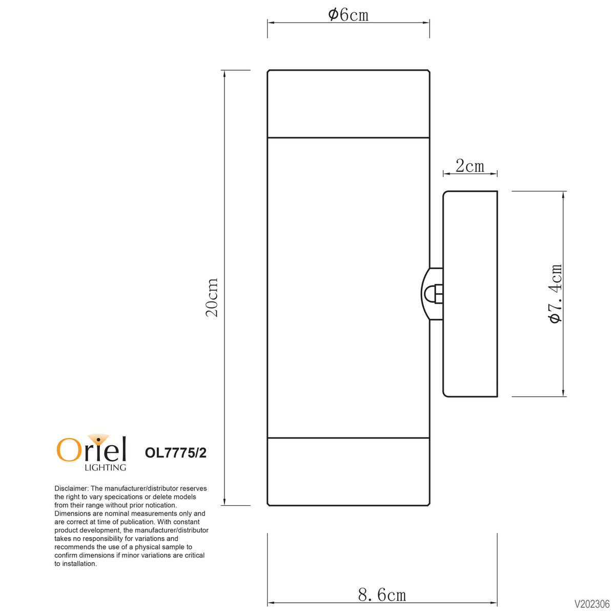 ZETA UP/DOWN WALL WASHER BLACK IP44 GU10