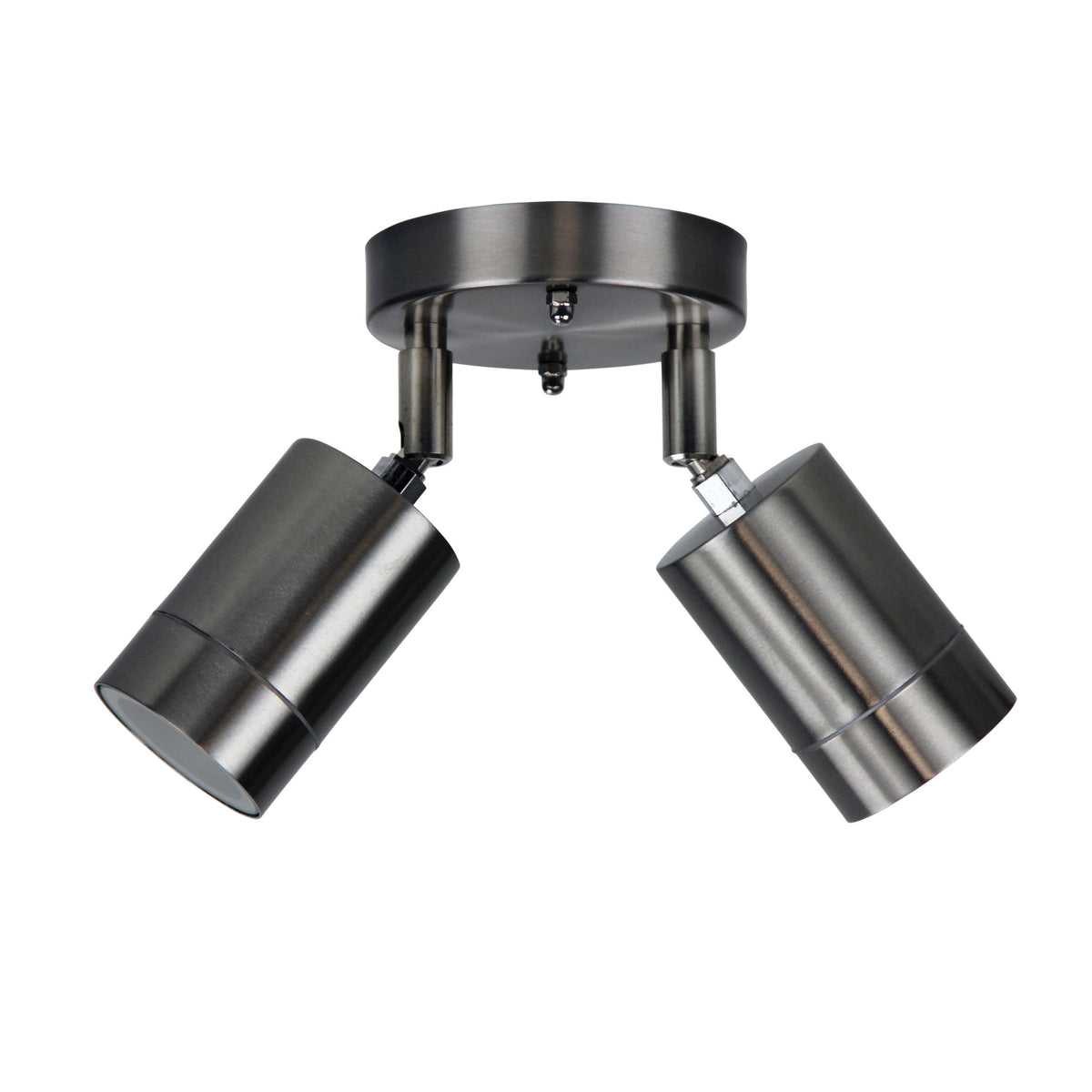 ZETA TWIN SPOT ROUND STAINLESS IP44 GU10