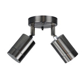 ZETA TWIN SPOT ROUND STAINLESS IP44 GU10