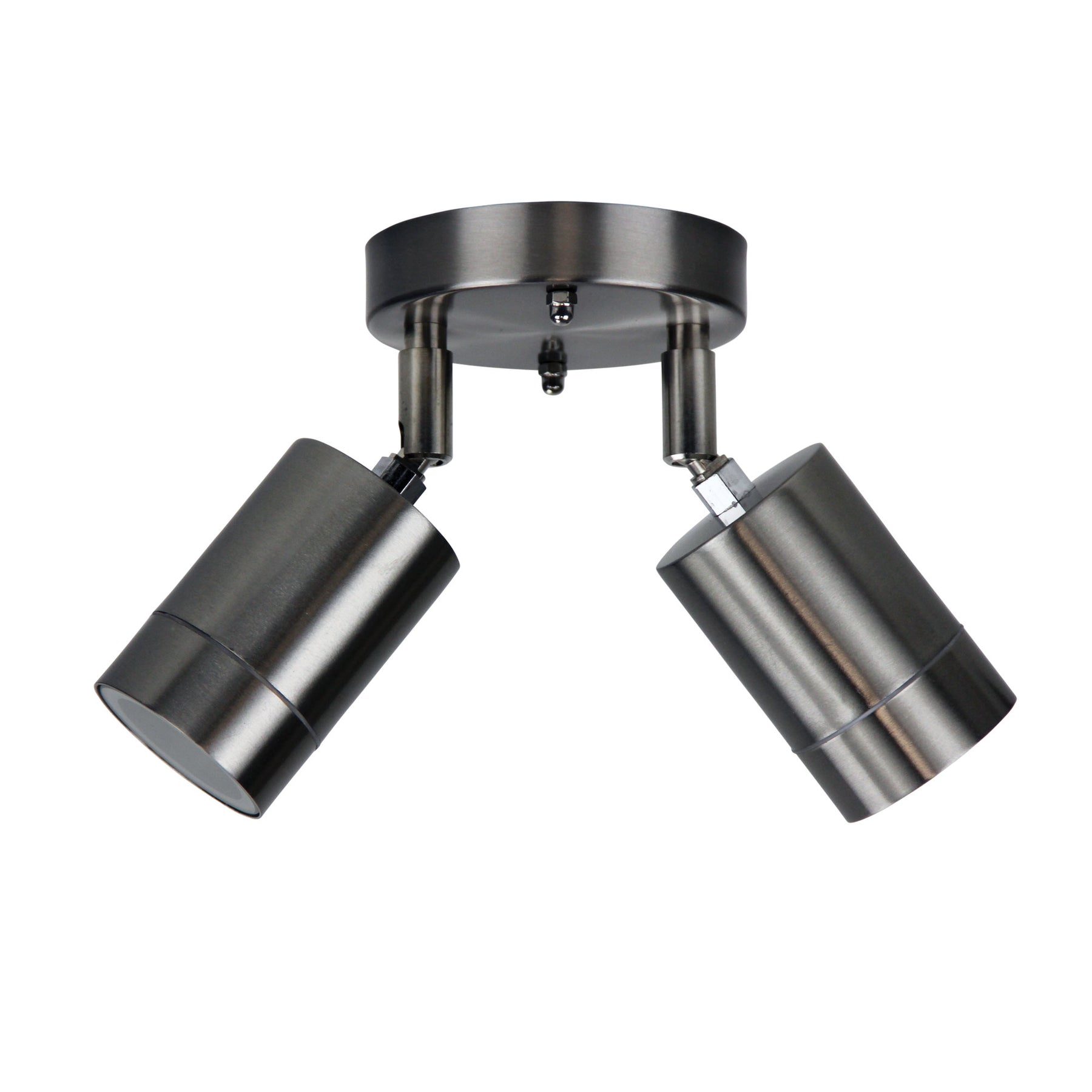 ZETA TWIN SPOT ROUND STAINLESS IP44 GU10