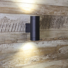 LATITUDE UP/DOWN OUTDOOR WALL LIGHT BLACK