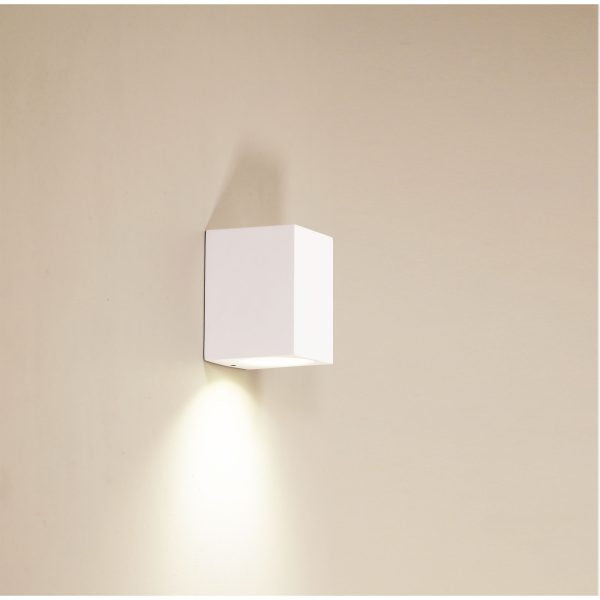 ATLAS GU10 SQUARE DOWN WHITE