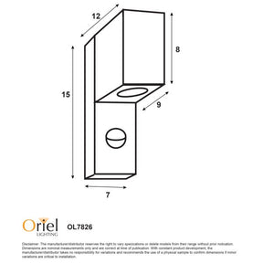ATLAS GU10 SQUARE SENSOR WHITE