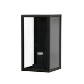 PANDORA OUTDOOR FLUSH WALL LIGHT BLACK