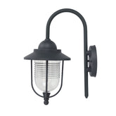 DOMO EXT WALL BKT TEXTURED GRAPHITE / CLEAR