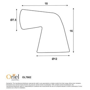 VOTO GU10 WALL LIGHT BLACK