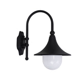 MOCA OUTDOOR WALL LIGHT BLACK & OPAL