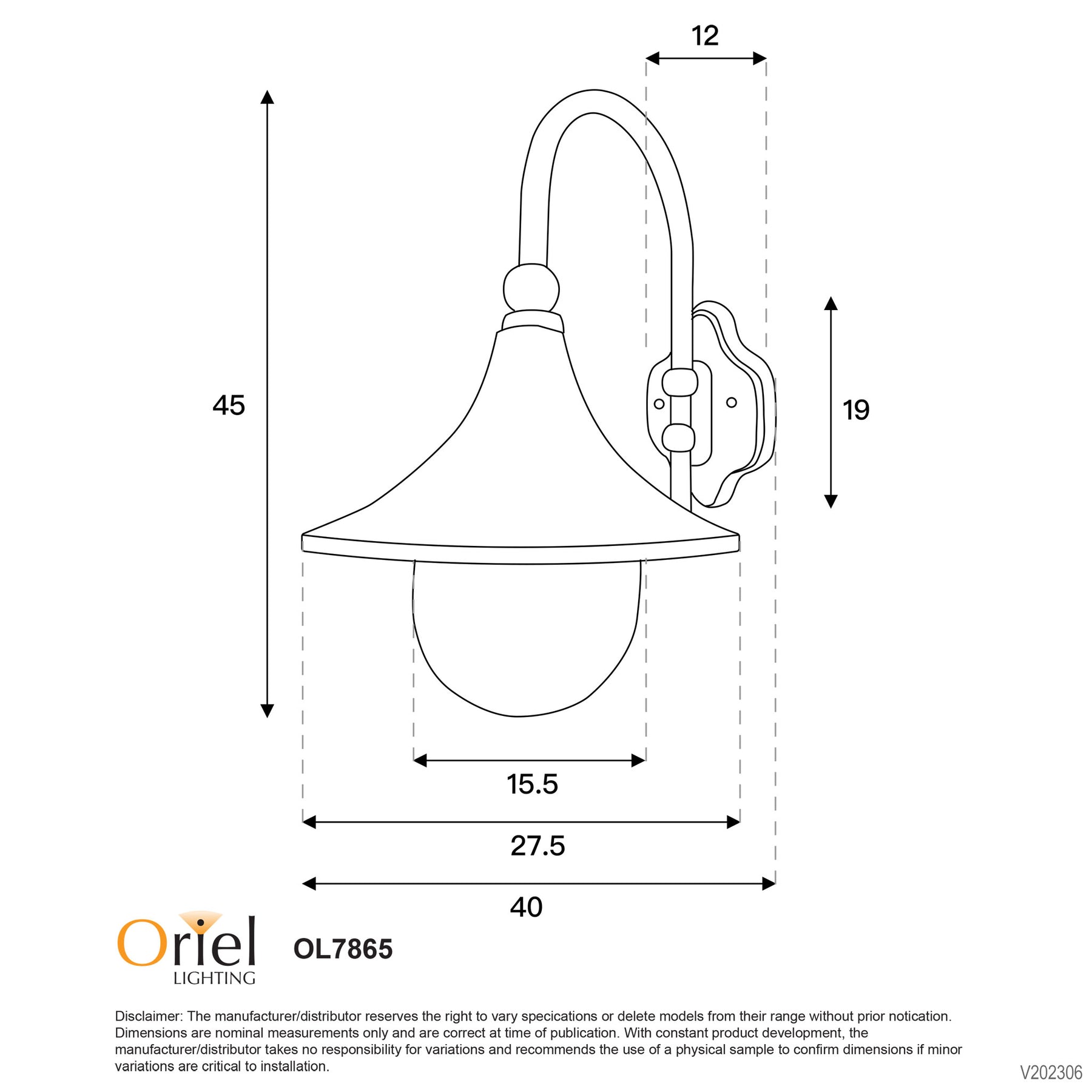 MOCA OUTDOOR WALL LIGHT WHITE & OPAL