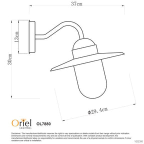 ALLEY OUTDOOR WALL LIGHT COPPER FINISH