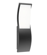 OLA Exterior LED Wavy Rectangular Surface Mounted Wall Lights IP65
