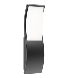 OLA Exterior LED Wavy Rectangular Surface Mounted Wall Lights IP65