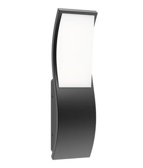 OLA Exterior LED Wavy Rectangular Surface Mounted Wall Lights IP65