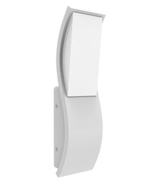 OLA Exterior LED Wavy Rectangular Surface Mounted Wall Lights IP65