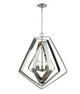 ORBITA: Bohemian Large Polished Nickel Hardware Pendant Light