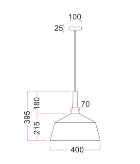 OXIDO: Interior Rustic Brown with Travertine Highlight Angled Dome Pendant Lights