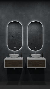 ORVIS S Oval Backlit LED Bathroom Mirror