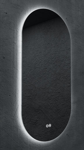 ORVIS S Oval Backlit LED Bathroom Mirror