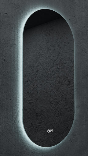 ORVIS S Oval Backlit LED Bathroom Mirror
