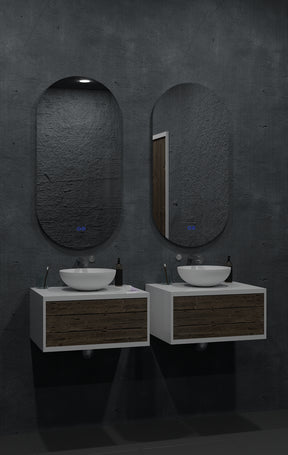 ORVIS S Oval Backlit LED Bathroom Mirror