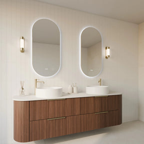 Framed ORVIS S Oval LED Bathroom Mirror