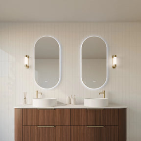 Framed ORVIS S Oval LED Bathroom Mirror