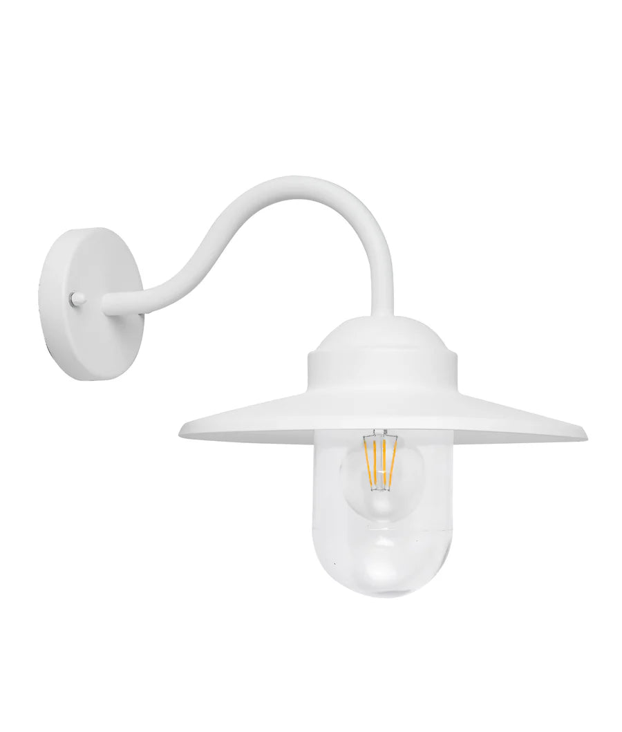 PAYONG Exterior Sun Hat Shape with Clear Glass Wall Lights IP44