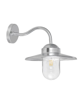 PAYONG Exterior Sun Hat Shape with Clear Glass Wall Lights IP44