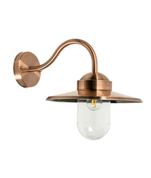 PAYONG Exterior Sun Hat Shape with Clear Glass Wall Lights IP44