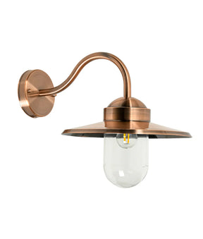 PAYONG Exterior Sun Hat Shape with Clear Glass Wall Lights IP44