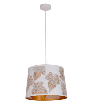 PENSHADE: Interior Slanted with Maple Leaf Pattern Laser Cut Pendant Lights