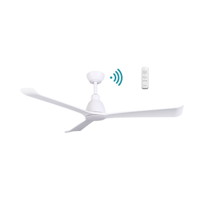 Polo DC 1320mm 3 ABS Blade WIFI & Remote Control Ceiling Fan Only Matt White