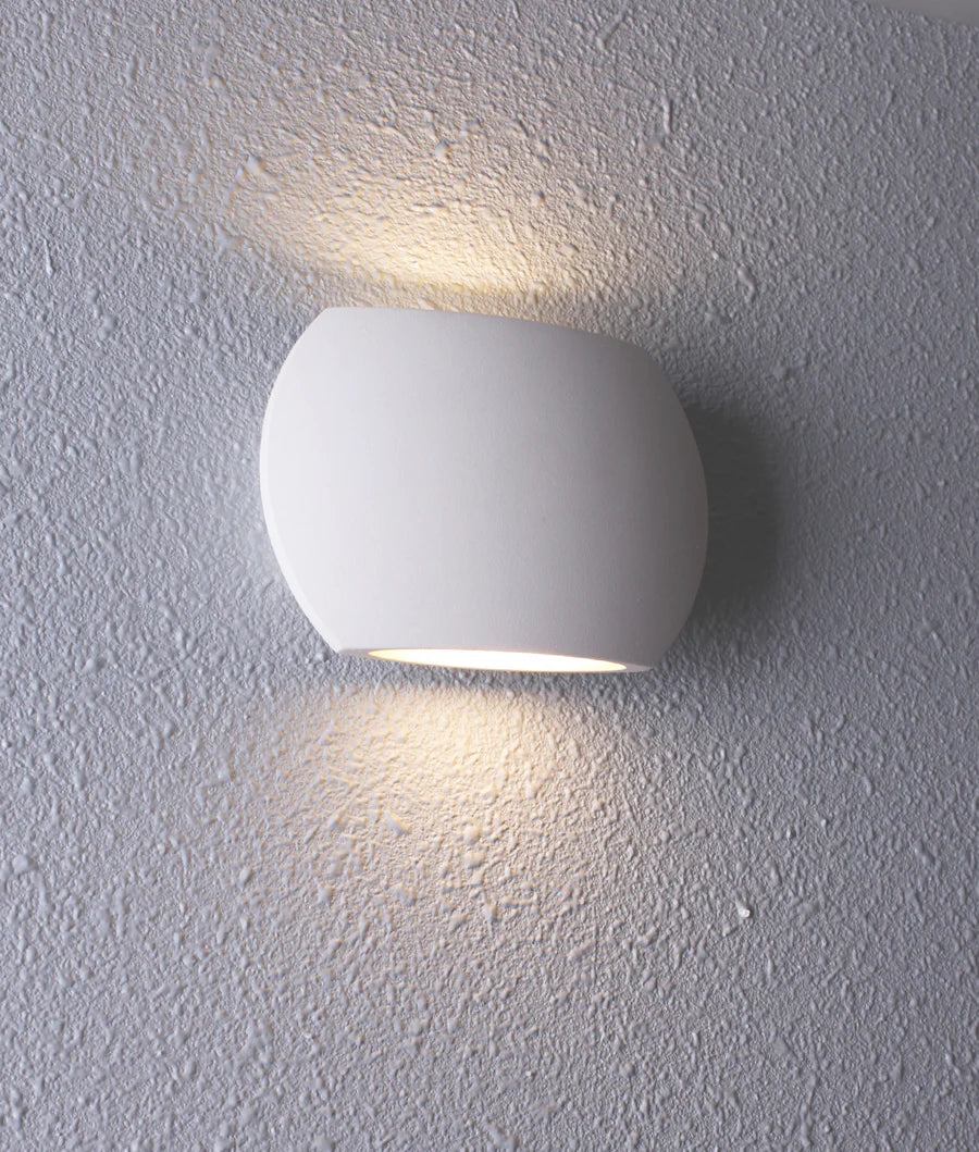 REMO Surface Mounted LED Exterior Curved Up/Down Wall Lights IP54