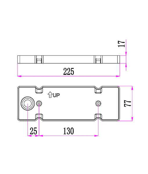 REPISATRI Exterior LED Tri-CCT Curved Wedge Surface Mounted Wall Lights IP65