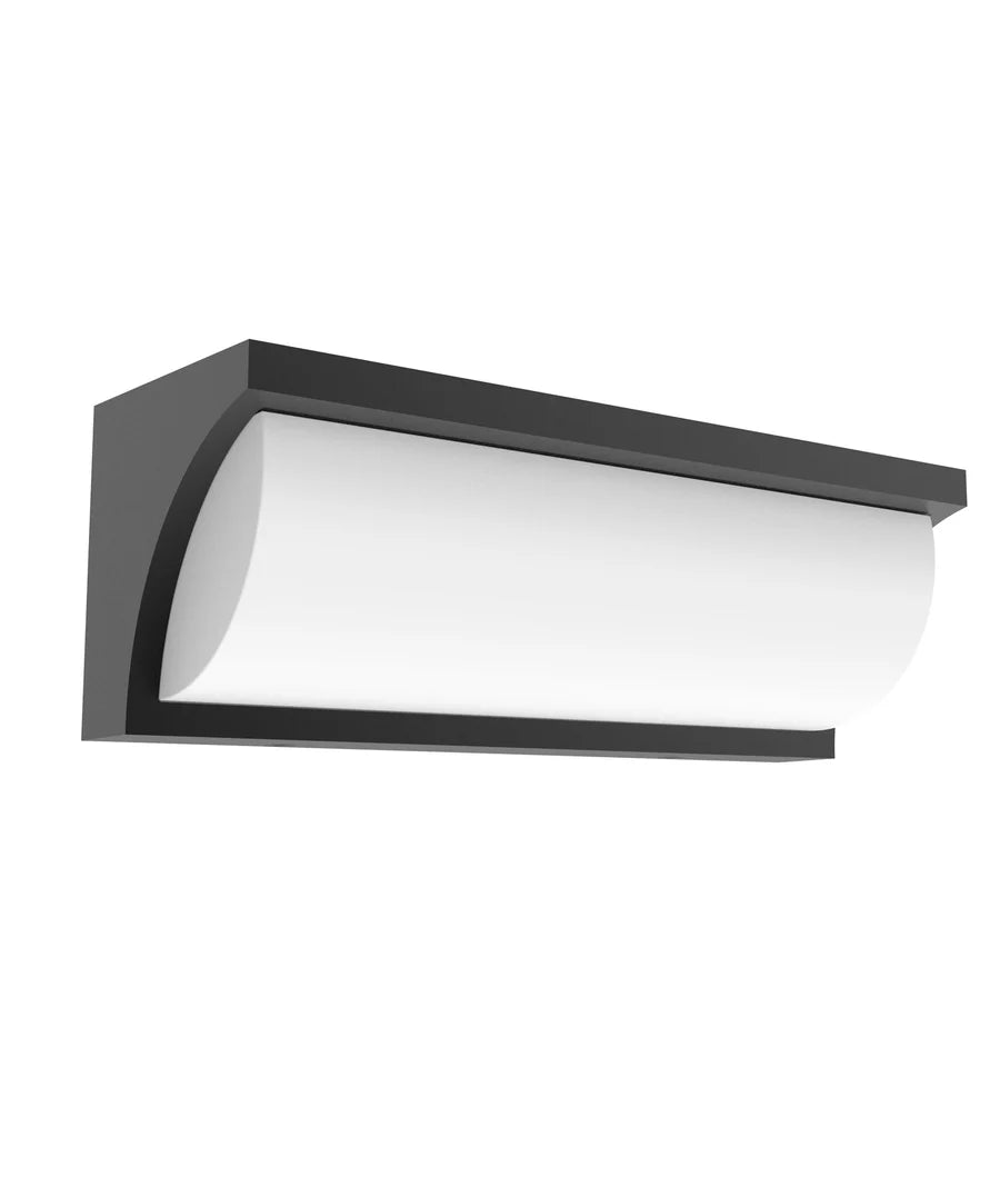 REPISATRI Exterior LED Tri-CCT Curved Wedge Surface Mounted Wall Lights IP65