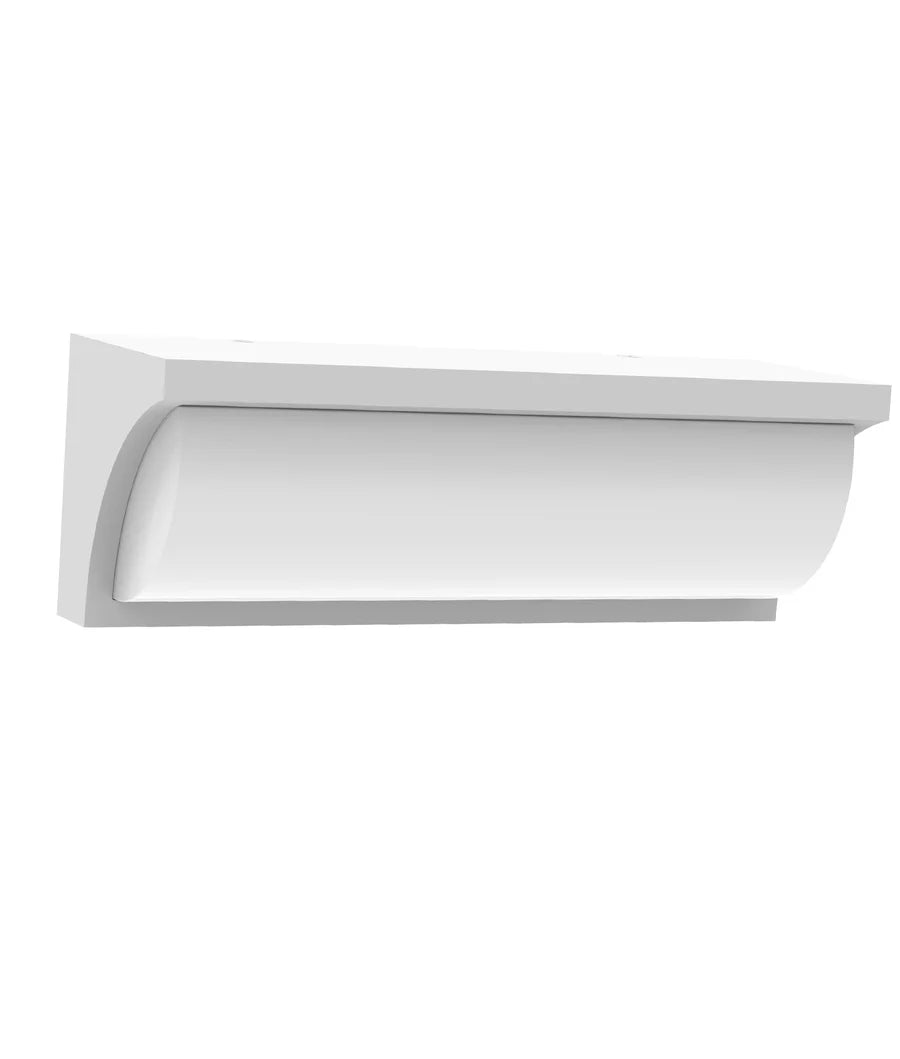 REPISATRI Exterior LED Tri-CCT Curved Wedge Surface Mounted Wall Lights IP65