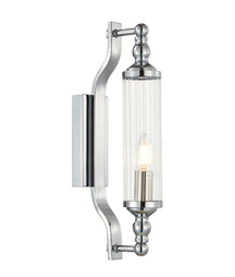 RODILLO Interior Tubular Clear Glass Wall Lights