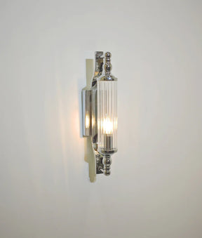 RODILLO Interior Tubular Clear Glass Wall Lights