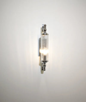 RODILLO Interior Tubular Clear Glass Wall Lights