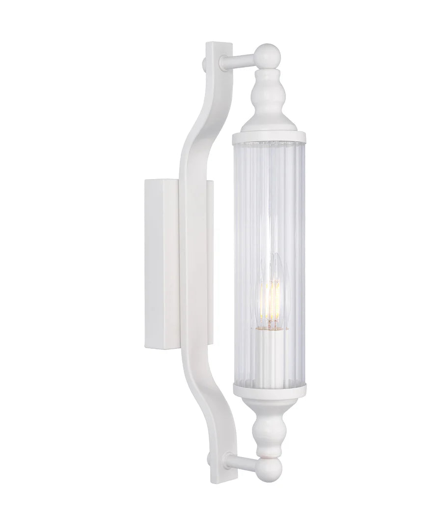 RODILLO Interior Tubular Clear Glass Wall Lights