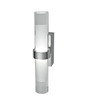 ROME City Series LED Interior Satin Chrome Tubular Up/Down Wall Light