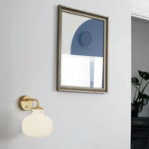 Raito Wall Brass Metal/Opal Glass E27