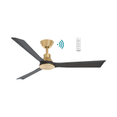 Riviera DC 1320mm 3 ABS Blade WIFI & Remote Control Ceiling Fan Only Antique Bronze/Charcoal