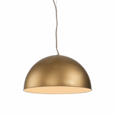 Rowen 1 Light 50cm E27 Dome Pendant Silky Gold