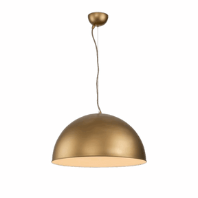 Rowen 1 Light 50cm E27 Dome Pendant Silky Gold