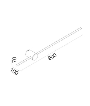 SABER Interior Linear LED Dual-CCT Wall Lights