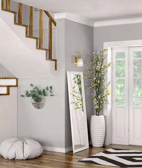 SINO Interior Ellipse Single Clear Glass Shade Wall Lights