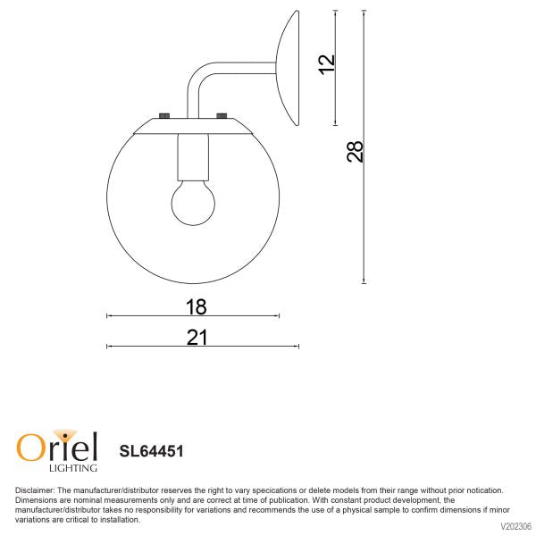 NEWTON WALL LIGHT MATT BLACK E14