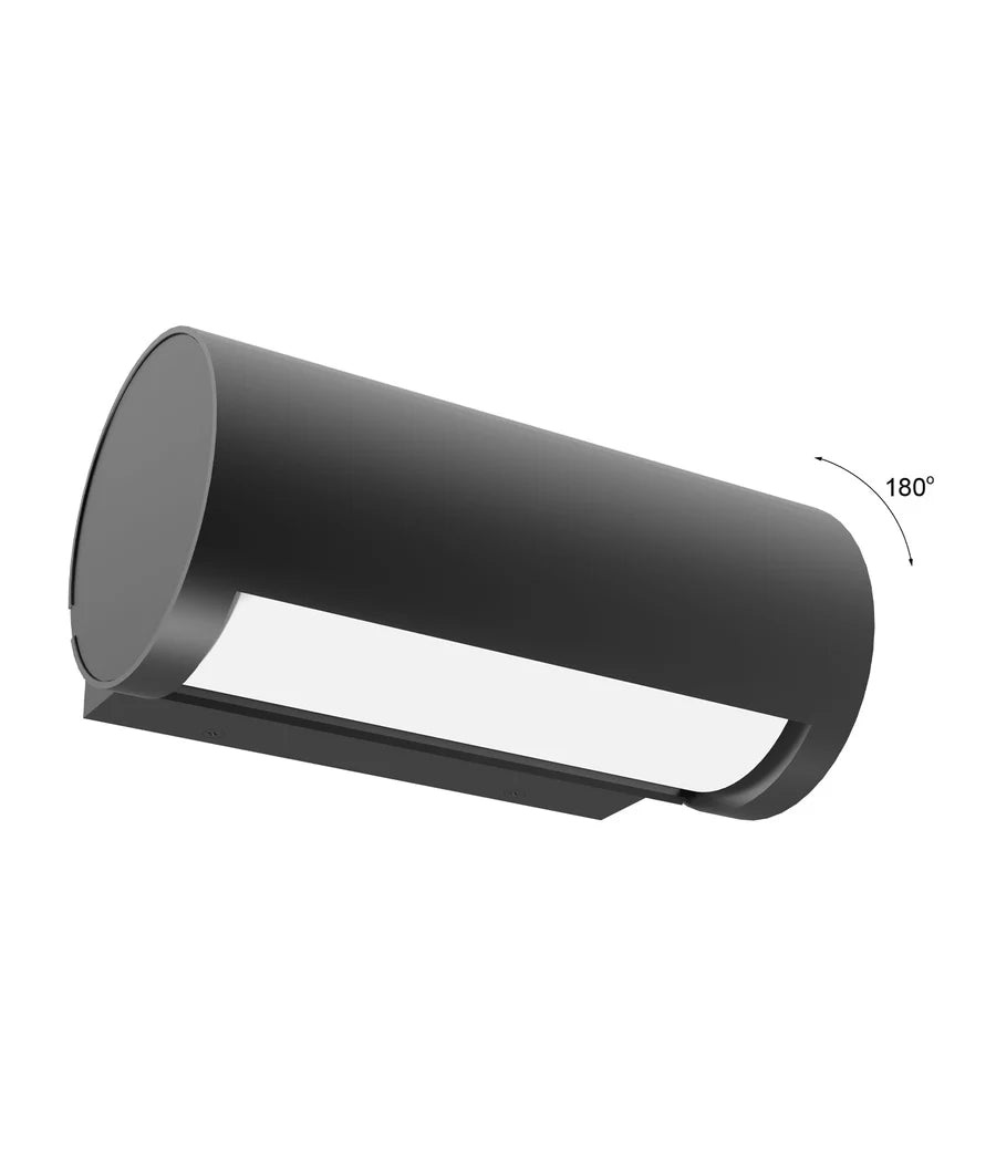 SOMBRA Exterior LED Adjustable Eyelid Surface Mounted Wall Lights IP65