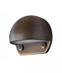 STE Exterior LED 12V Bronze/ Brass Eyelid Step / Wall Lights IP65